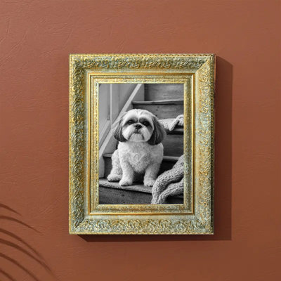 11" x 14" Antique Gold 1PC Polished Picture Frame for Anniversary Gifts
