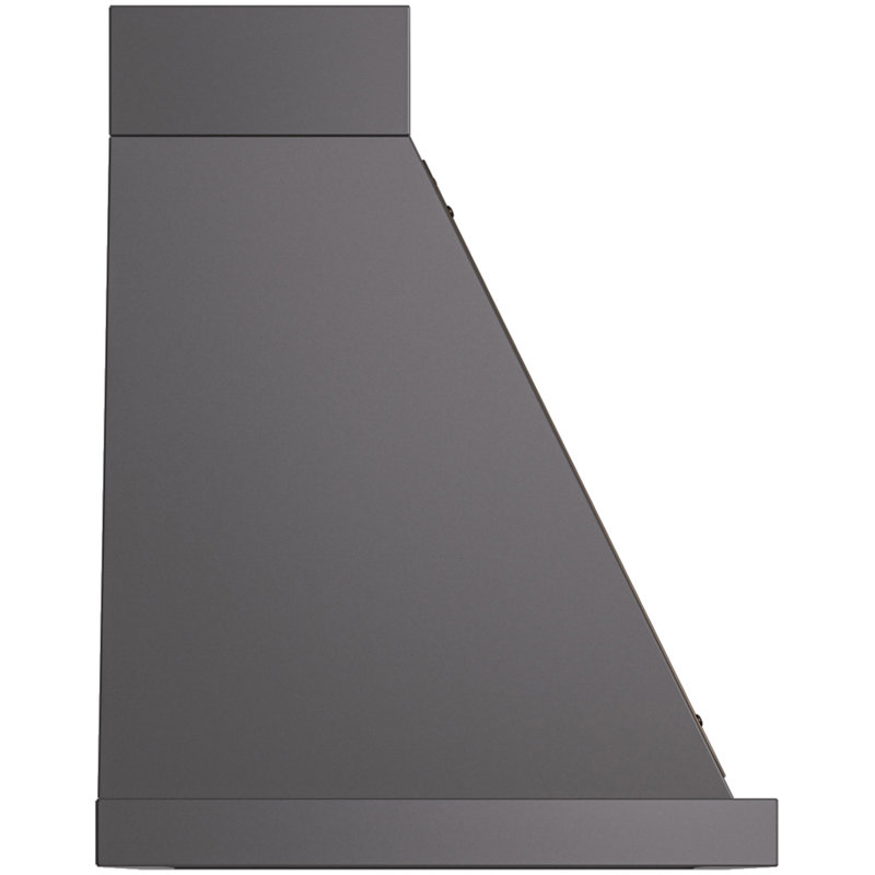 ILVE Nostalgie II Series Noblesse 30 inch Wall Mount Range Hood with 600 CFM, Graphite Matte/Burnished
