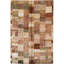 Wool Geometric Area Rug in Brown