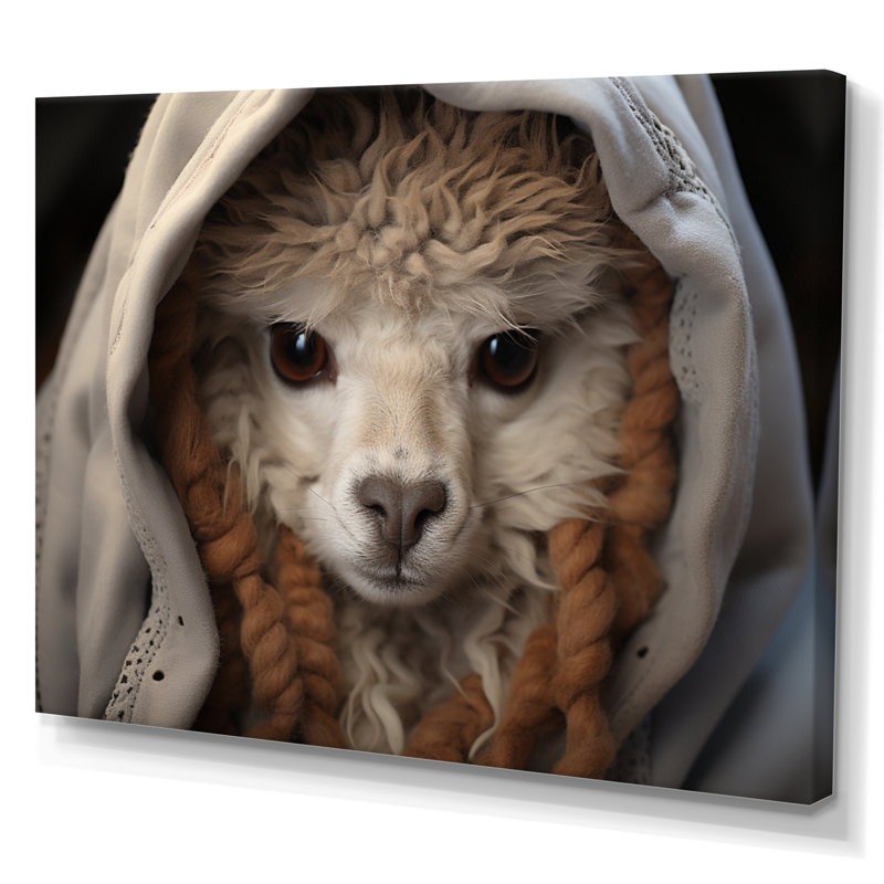 " Alcapas Woolen Whispers ", Wrapped Canvas, 34" H x 44" W x 1.5" D