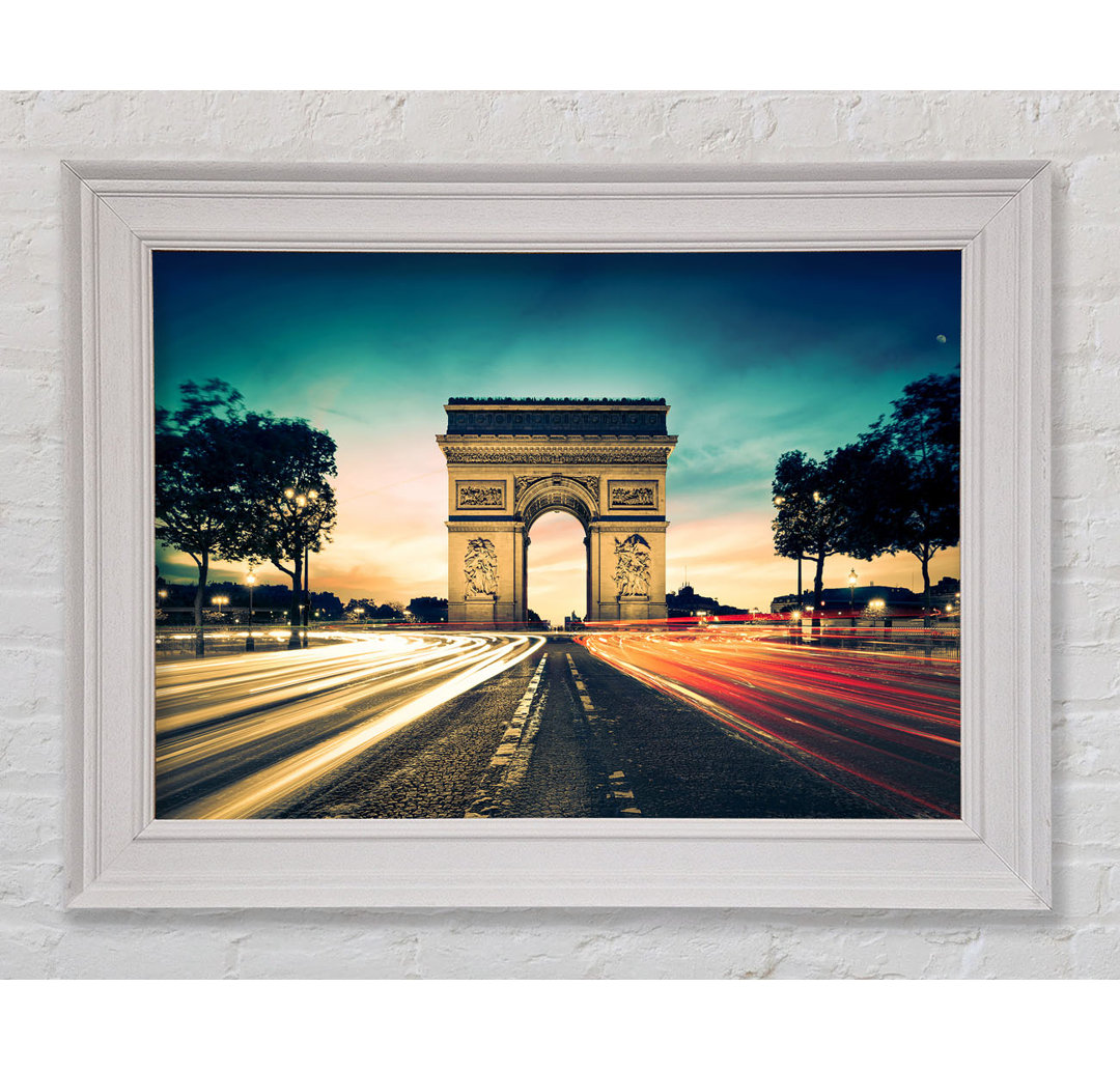 Arc De Triomphe 9 - Einzelner Bilderrahmen Kunstdrucke