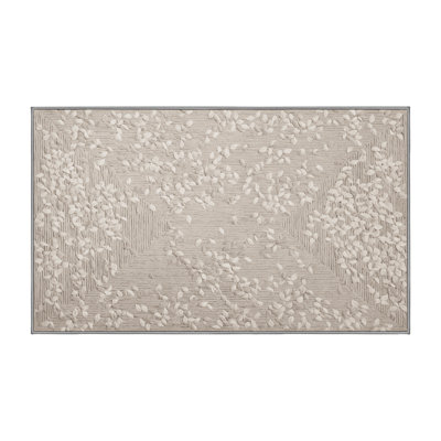 Tapis gris lavable à la machine