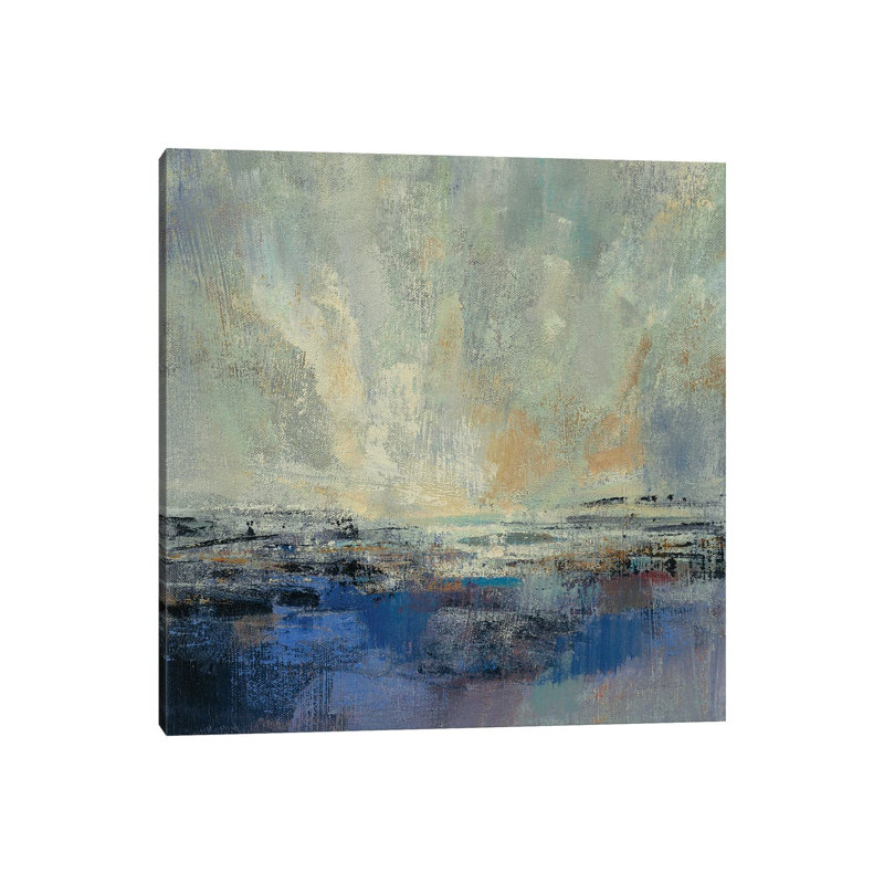 Coastal View II V2 by Silvia Vassileva - Gallery-Wrapped Canvas Giclée on Canvas, 30.48 cm H x 30.48 cm W, Canvas
