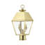 Tête de lanterne câblée à 2 lumières H 17,5 po Houlihan-47203996
