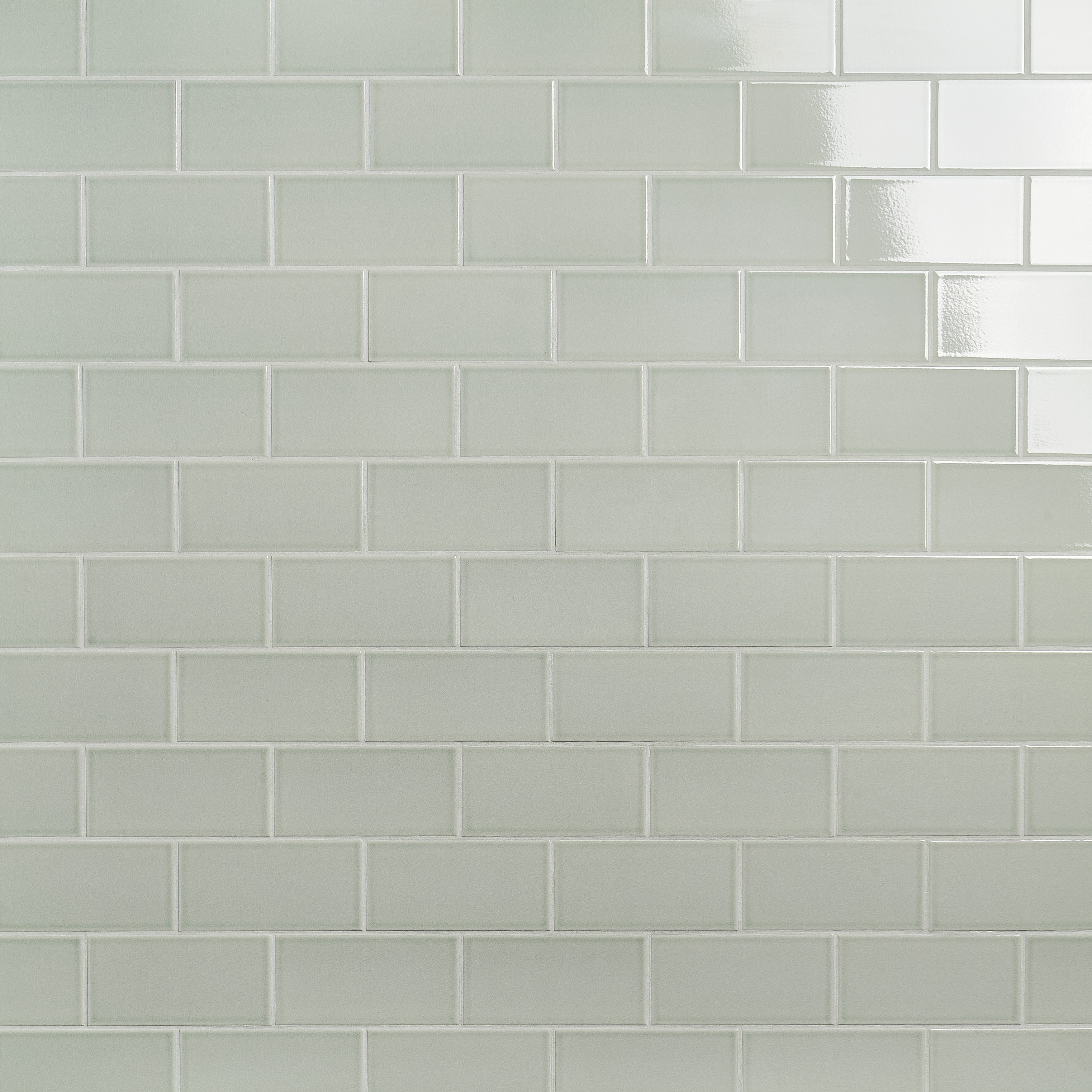 3x6 Basic white Ceramic Wall Tile - Polished