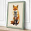 Watchful Fox Boho - Wrapped Canvas-104151640-104151619