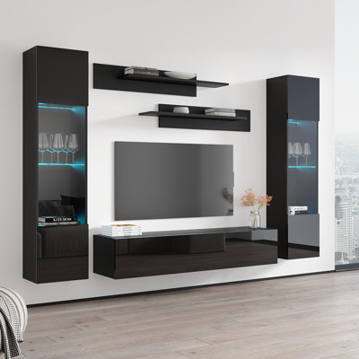 Volz Floating Entertainment Center for TVs up to 70"