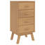 Table de chevet en bois massif Lachish