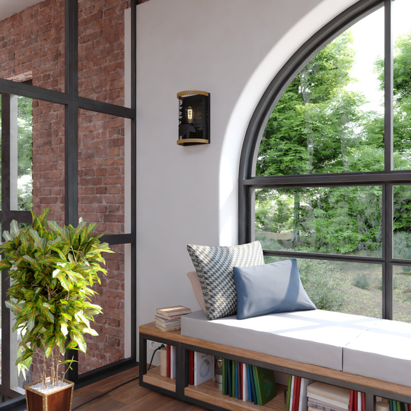 Chadia Steel Flush Mounted Sconce