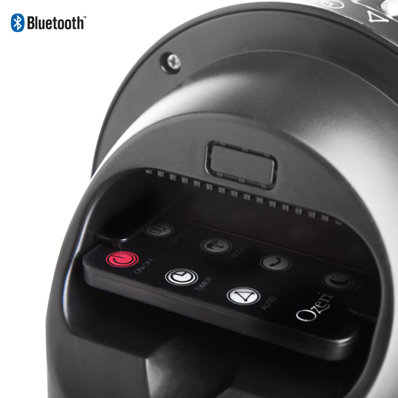 Ozeri 360 Oscillation Tower Fan, with Bluetooth and Micro-Blade Noise Reduction Technology