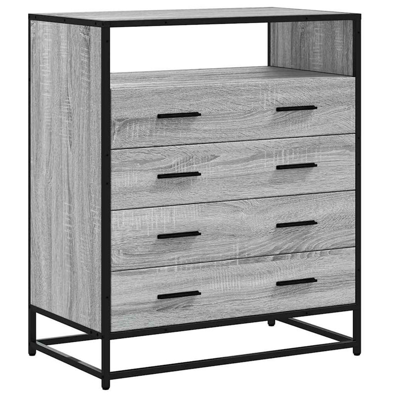 Shuntay Metal Standard Accent Chest, Grey Sonoma