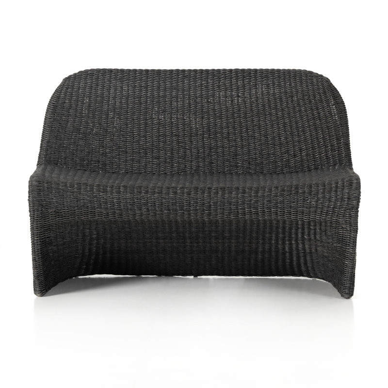 Portia Upholstered Dining Bench, Vintage Coal