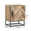 Table de chevet beige