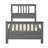 Esteban Wood Platform Bed with Headboard-428910983-428910980