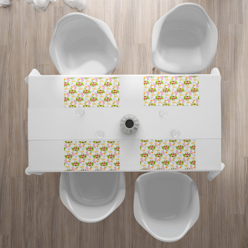 Polyester Abstract Rectangle Placemat