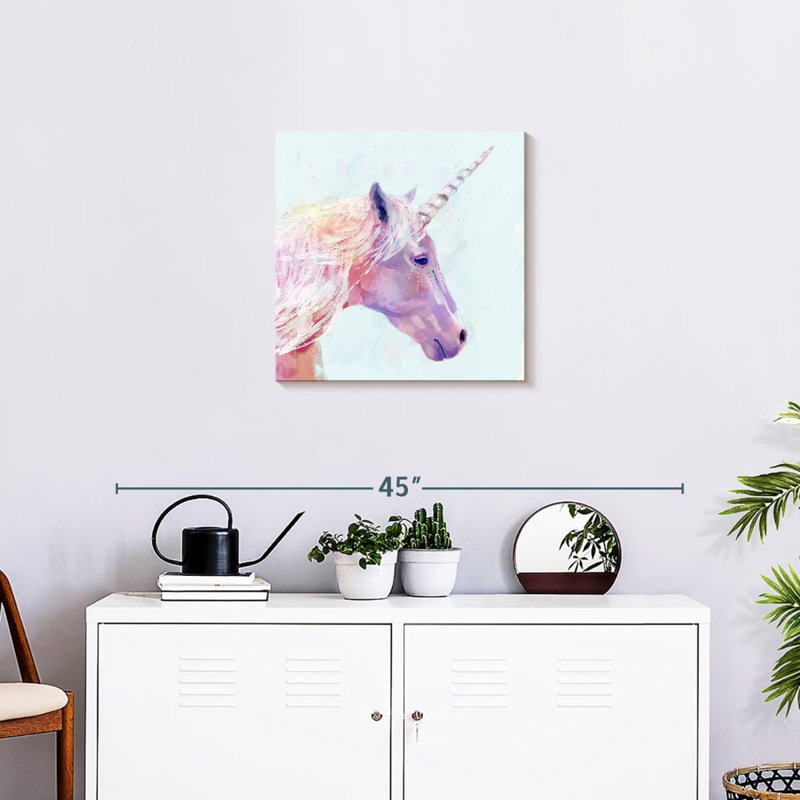 Kelan Mystic Unicorn I, 20" H x 20" W