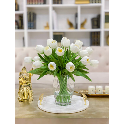 Silk Faux Floral in Vase