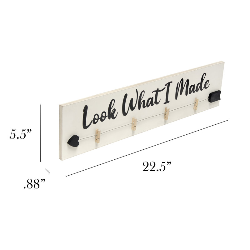Soorya Picture Frame, Grey Wash with Black Text