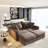 Plush Corduroy 4-Seat Sofa,Modern Comfy Upholstered Sofa Cloud Couch,Deep Seat Couches-1364892494