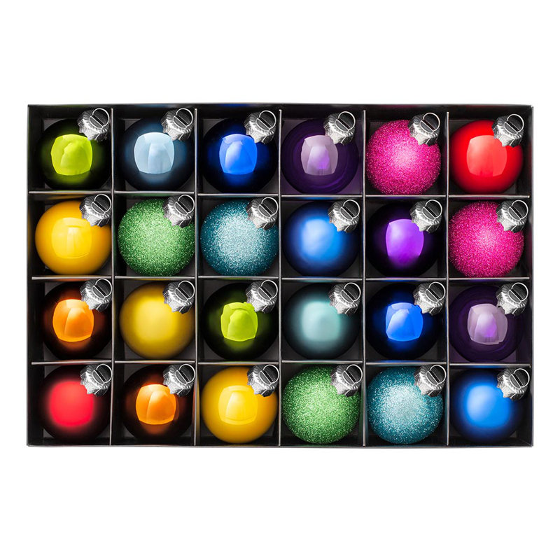 Luxury 19.8cm Solid Colour Glass Bauble