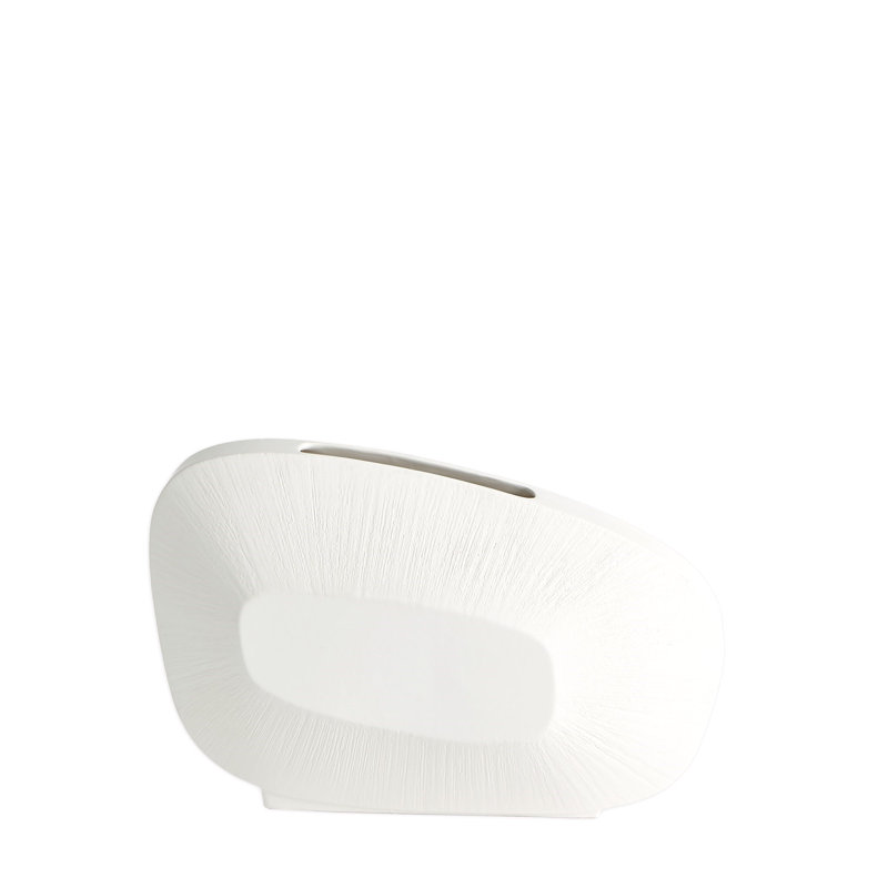 Handmade Ceramic Table Vase, White