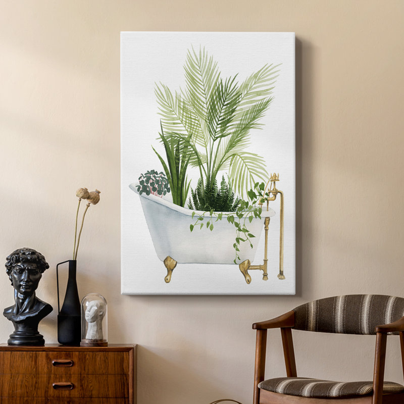 Plant Bath I - Gallery Cavas, H 60 po x l 40 po