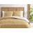DESIGN STUDIO Pasadena Medallion Yellow Microfiber Comforter with Tassels-1316878988