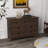 Wide 7-Drawer Farmhouse Bedroom Storage Dresser with Anti-Tip Kit-1371510911