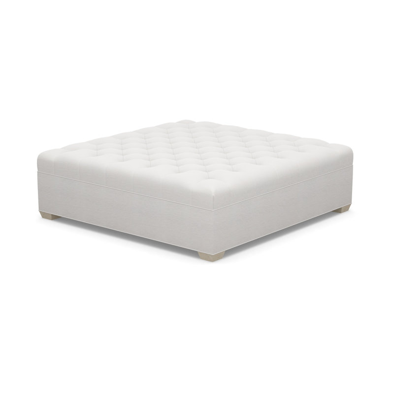 Square Ottoman, 9637-80, Sandstone