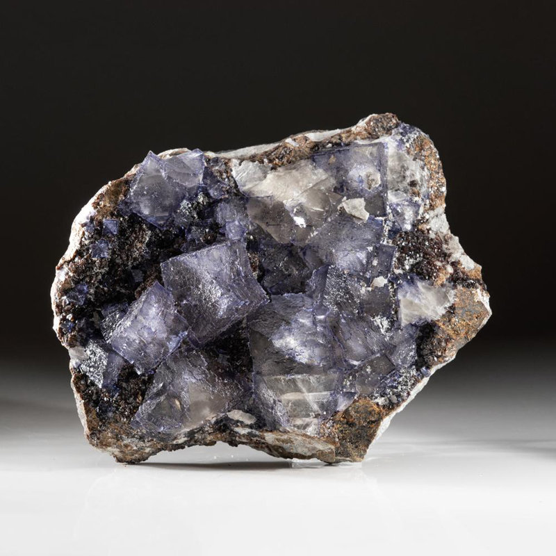 Genuine Purple Fluorite Cluster