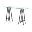 Grovebury 120cm Glass Console Table