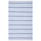 Foundry Striped Handmade Handwoven Light Blue Indoor/Outdoor Area Rug