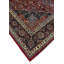 Tapis de zone en laine 9 pi 9 po x 13 pi à main one-of-kind noué la bourgogne Raekwon