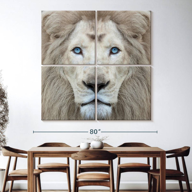 Brampt Exotic Lion, 74" H x 74" W