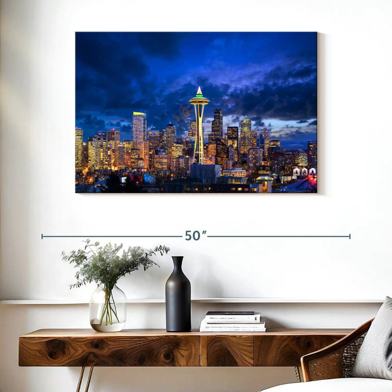 Sireci Space Needle Standout, 26" H x 39" W