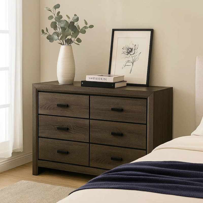 Jasiram 41.25'' W 6 - Drawer Dresser