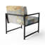 Chaise d'appoint décorative Beige and Gold-112890005