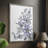 Periwinkle Patch IV Framed Print - Solid Wood-1338285677