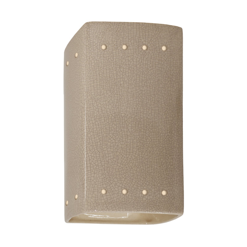 Juliannah 1 - Light Flush Mounted Sconce, Tierra Red Slate, Yes