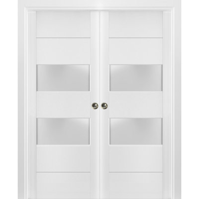Portes françaises en verre givré Lucia