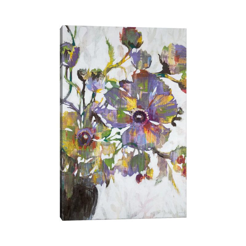 Vivid Poppies 1 Piece Wrapped Canvas Wall Art, 20.32 cm H x 30.48 cm W
