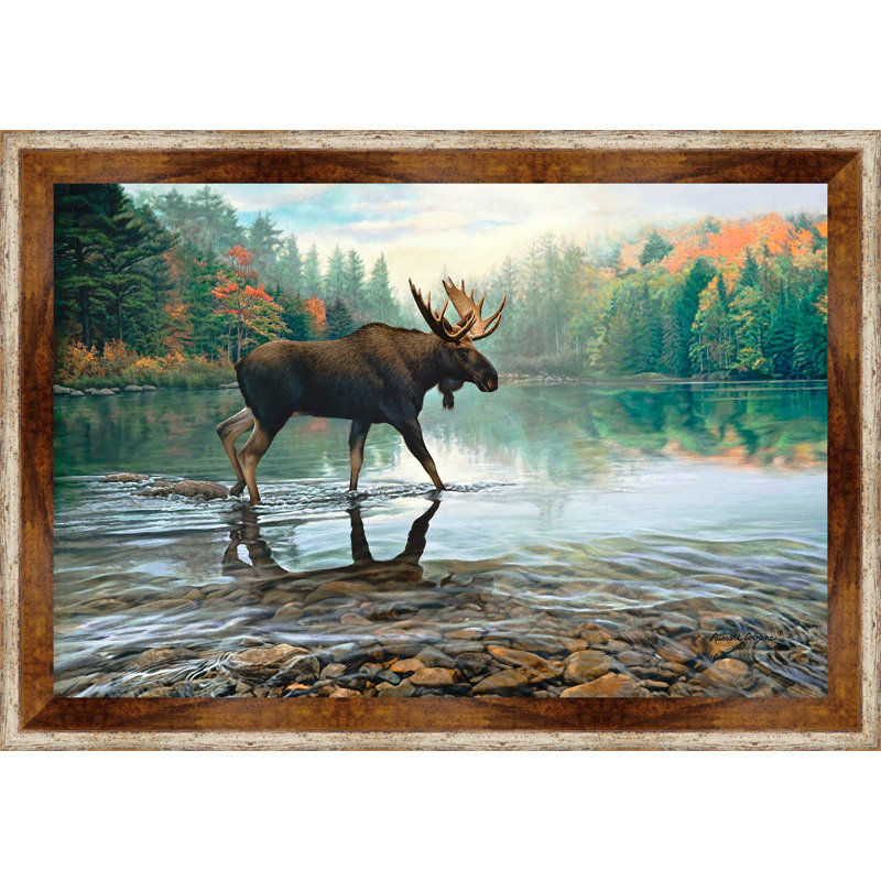 « orignal crossing », reproduction encadrée Wildlife, Birds & Animals