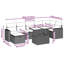  Ensemble de canapé de patio 8 pièces avec coussins en rotin de polyester-1096853788-1096853789