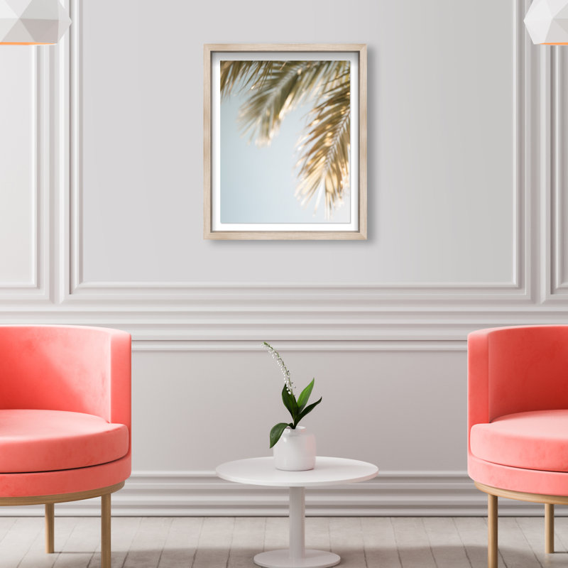Golden Hour III Shadowbox Floral & Botanical Print by Oliver Gal, Black Frame, 16 x 20, 17.5"H x 21.5"W