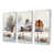 Toile avec cadre blanc