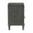  Side Table Nightstand Two Drawer Design with Bronze Hardware 27" H