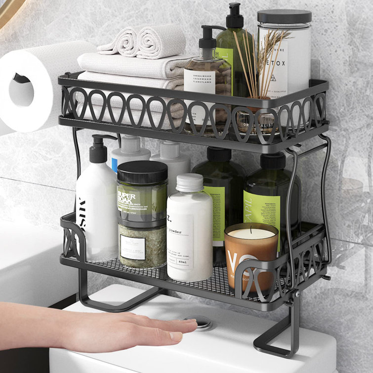 Rebrilliant Avalisse Metal Adhesive Bathroom Shelves
