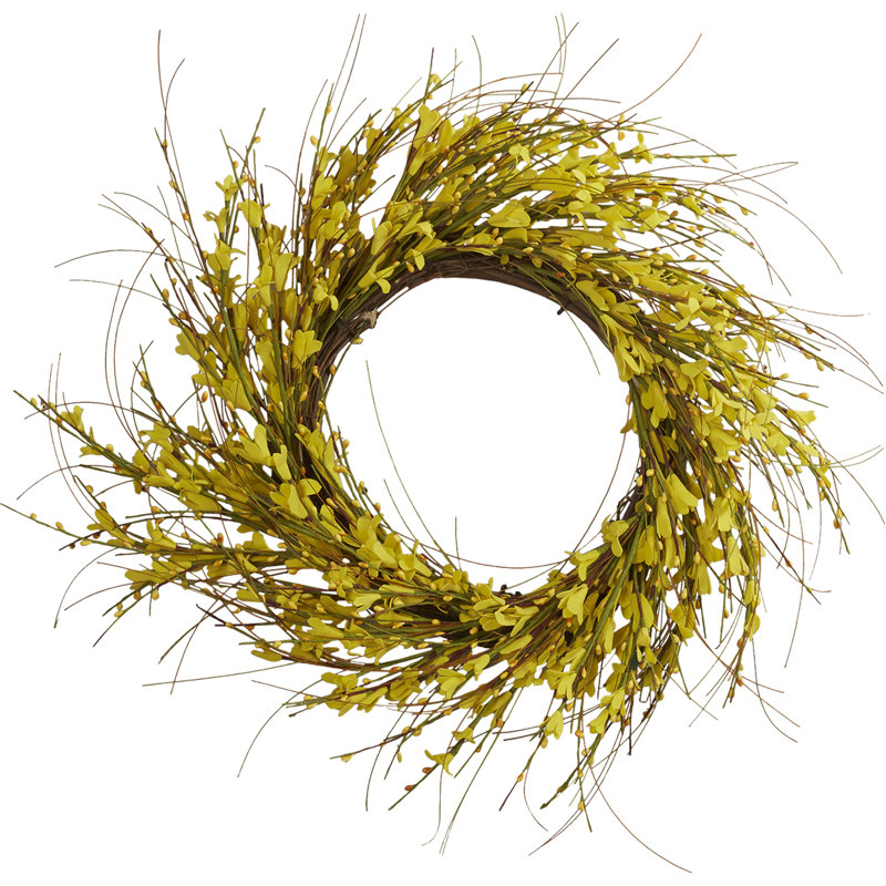 Couronne dorée forsythia, 22 po