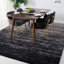 Tapis argenté / noir Atziri Costa Mesa-31312030