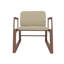 Fauteuil d'appoint rembourré en acier pourquoi Ivoire-1231530012-1231530013